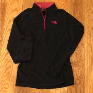 North face black light weight fleece